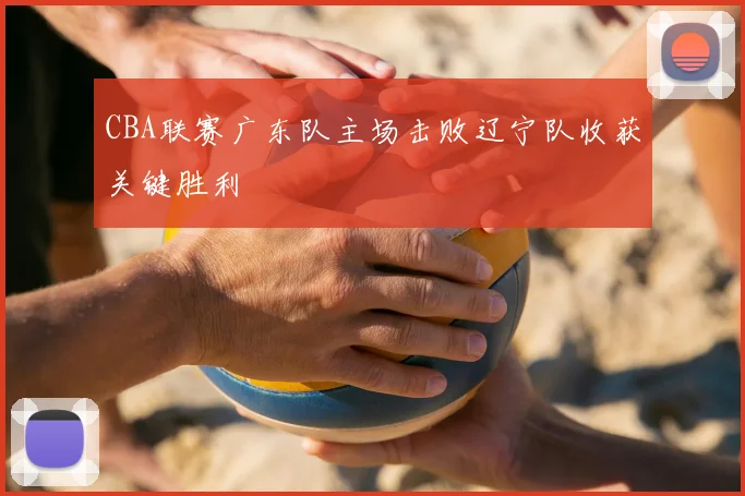 CBA联赛广东队主场击败辽宁队收获关键胜利